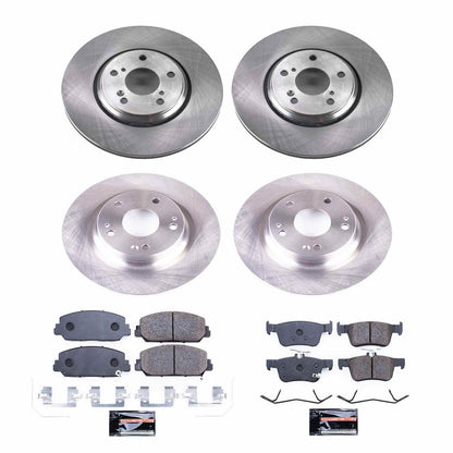 PowerStop Power Stop 17-19 Honda Civic Front & Rear Track Day Brake Kit TDBK7935