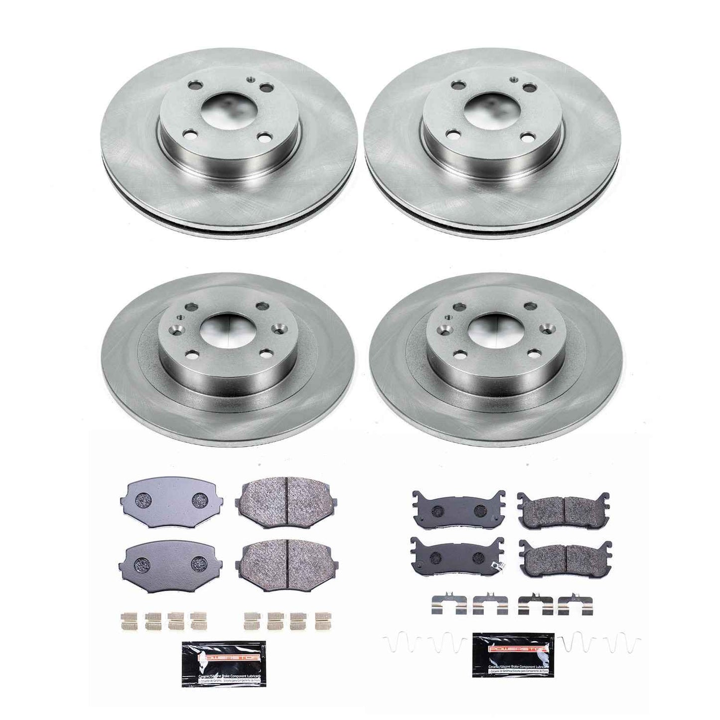 PowerStop Power Stop 94-97 Mazda Miata Front & Rear Track Day Brake Kit TDBK794