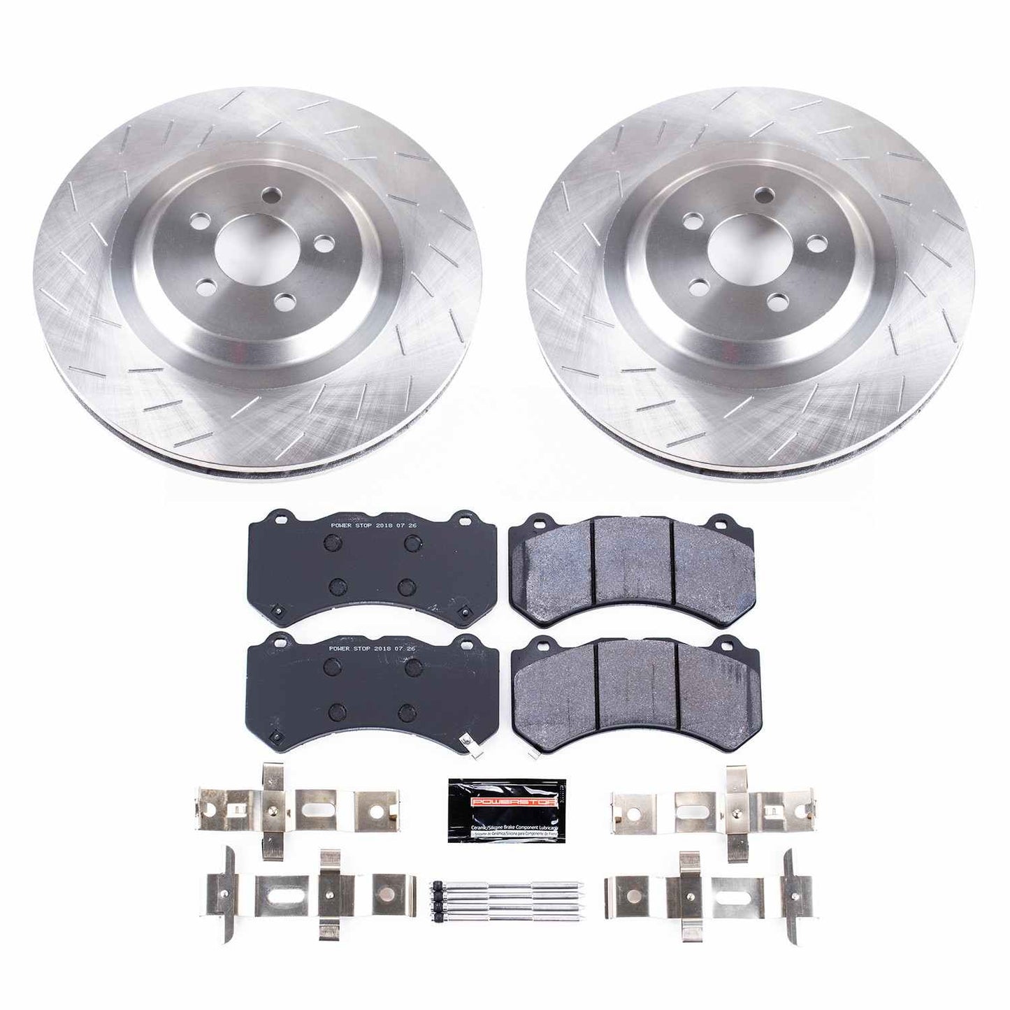 PowerStop Power Stop 15-19 Dodge Challenger Front Track Day Brake Kit TDBK8169
