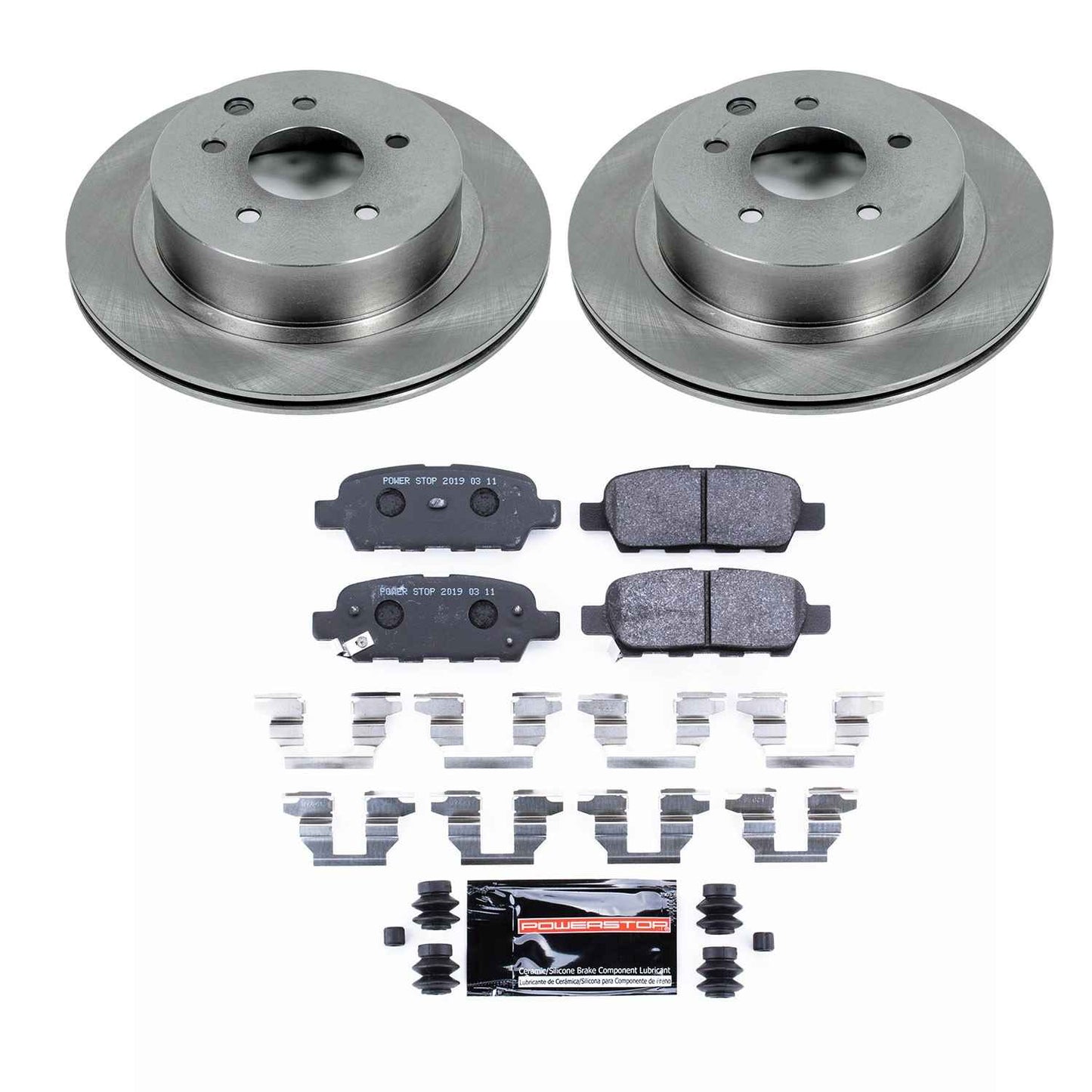 PowerStop Power Stop 03-05 Infiniti G35 Rear Track Day SPEC Brake Kit TDSK103