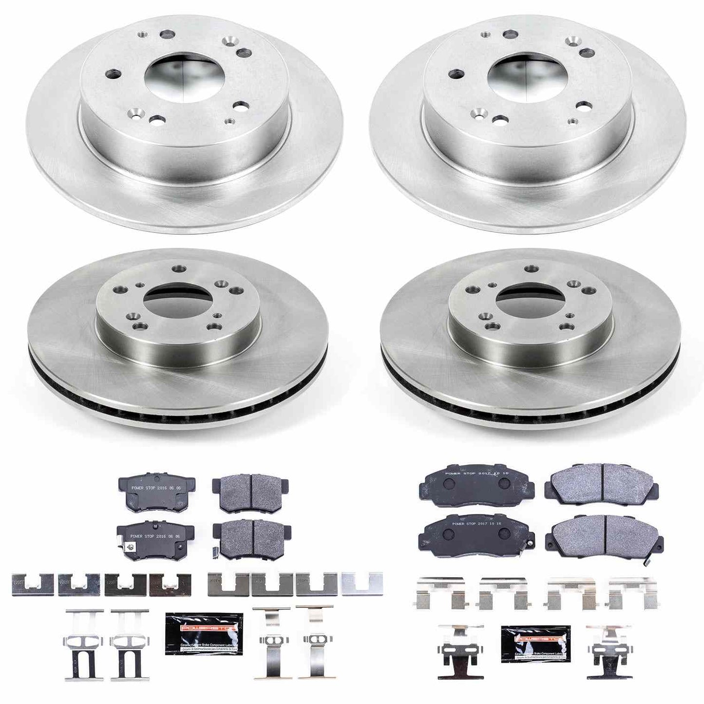 PowerStop Power Stop 98-02 Honda Accord Front & Rear Track Day SPEC Brake Kit TDSK1042