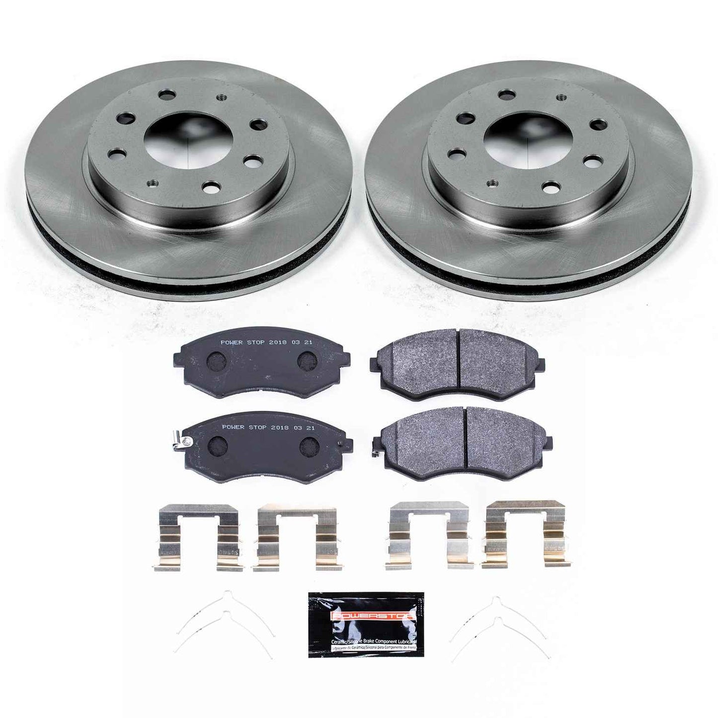 PowerStop Power Stop 98-01 Hyundai Elantra Front Track Day SPEC Brake Kit TDSK1087
