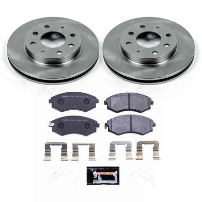 PowerStop Power Stop 98-01 Hyundai Elantra Front Track Day SPEC Brake Kit TDSK1087