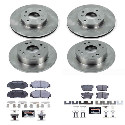 PowerStop Power Stop 98-99 Acura CL Front & Rear Track Day SPEC Brake Kit TDSK1238