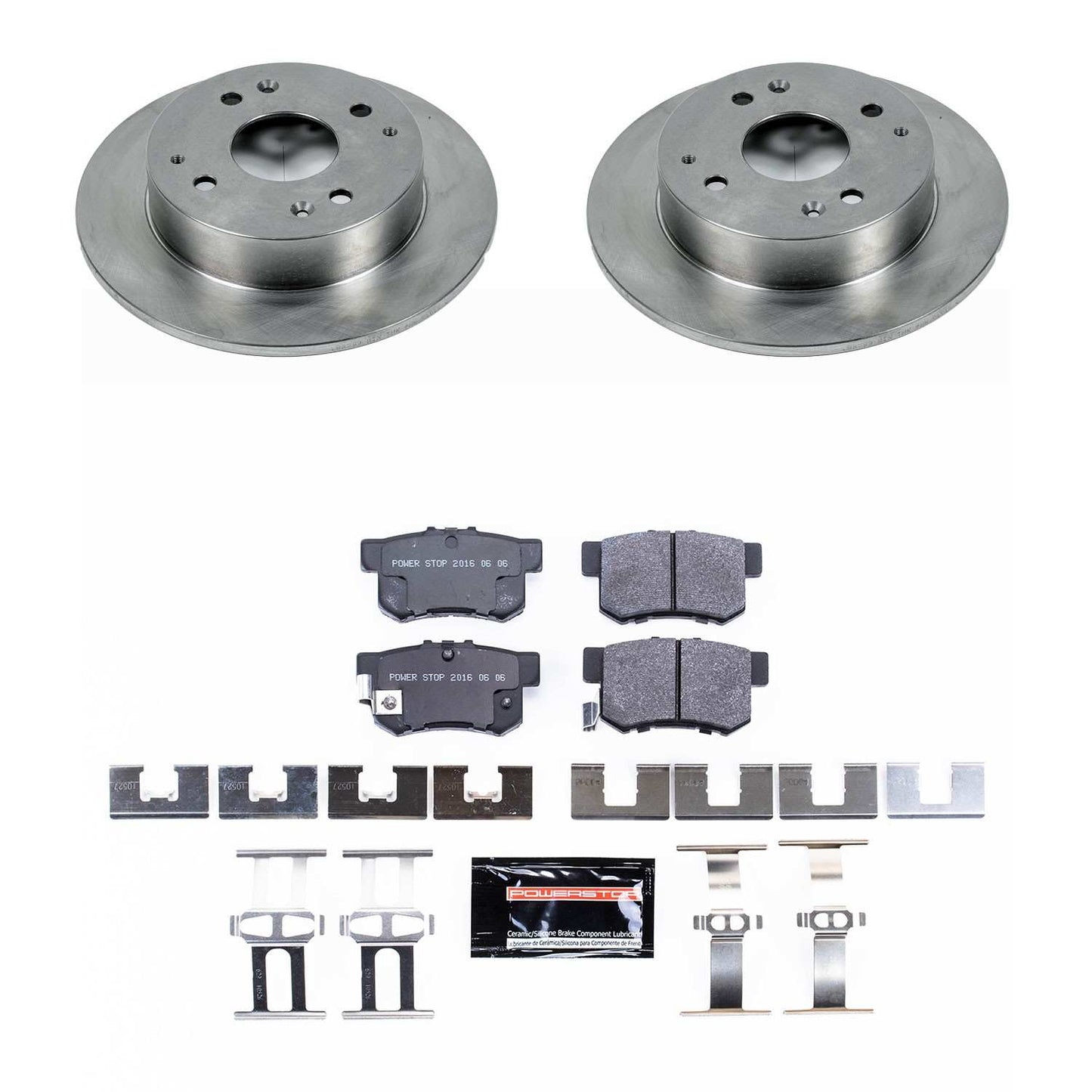 PowerStop Power Stop 13-15 Acura ILX Rear Track Day SPEC Brake Kit TDSK1243
