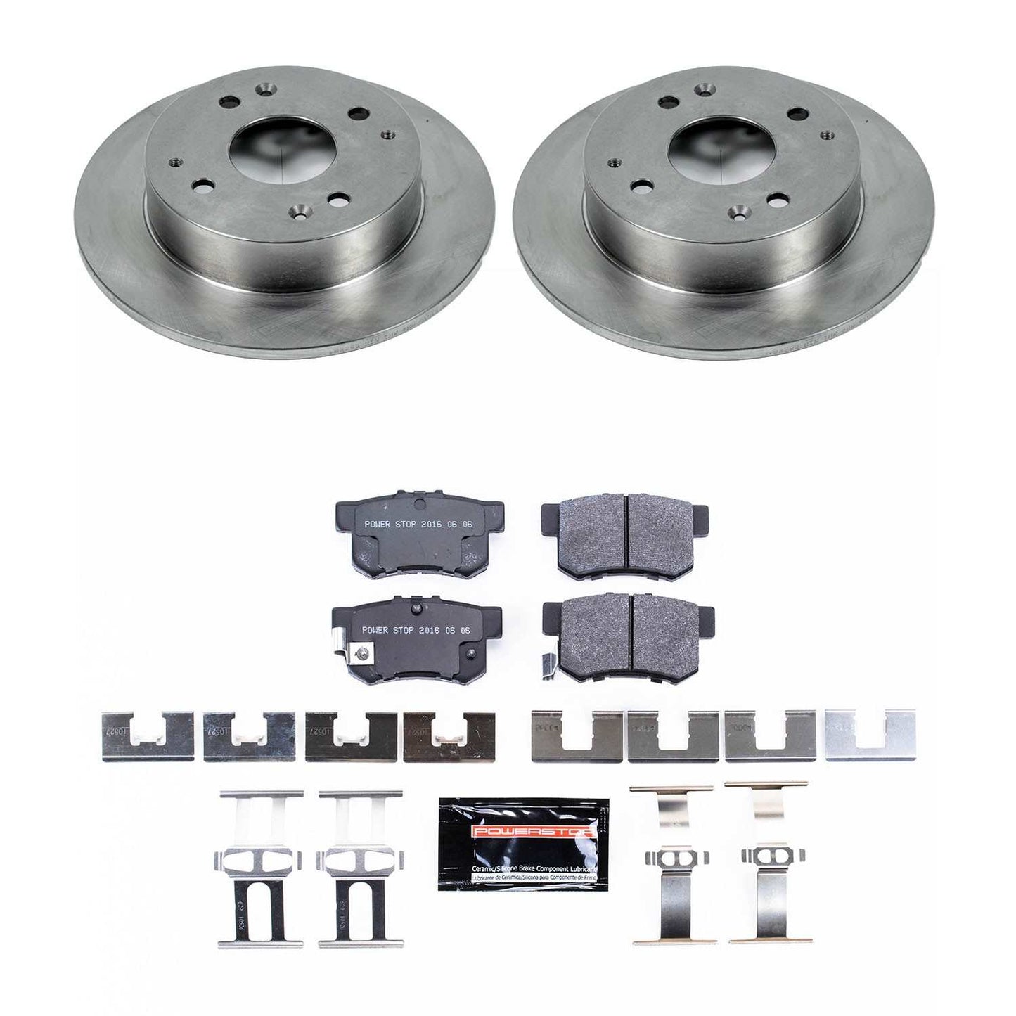 PowerStop Power Stop 98-99 Acura CL Rear Track Day SPEC Brake Kit TDSK1244