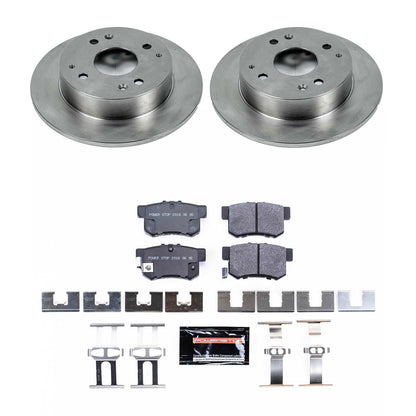 PowerStop Power Stop 98-99 Acura CL Rear Track Day SPEC Brake Kit TDSK1244