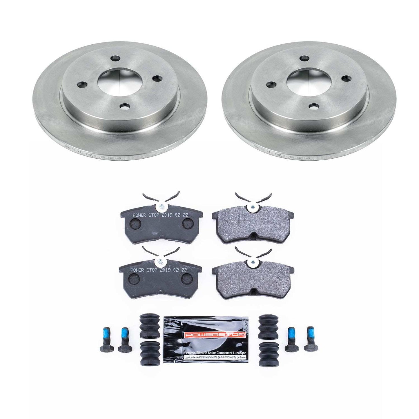 PowerStop Power Stop 14-19 Ford Fiesta Rear Track Day SPEC Brake Kit TDSK1363