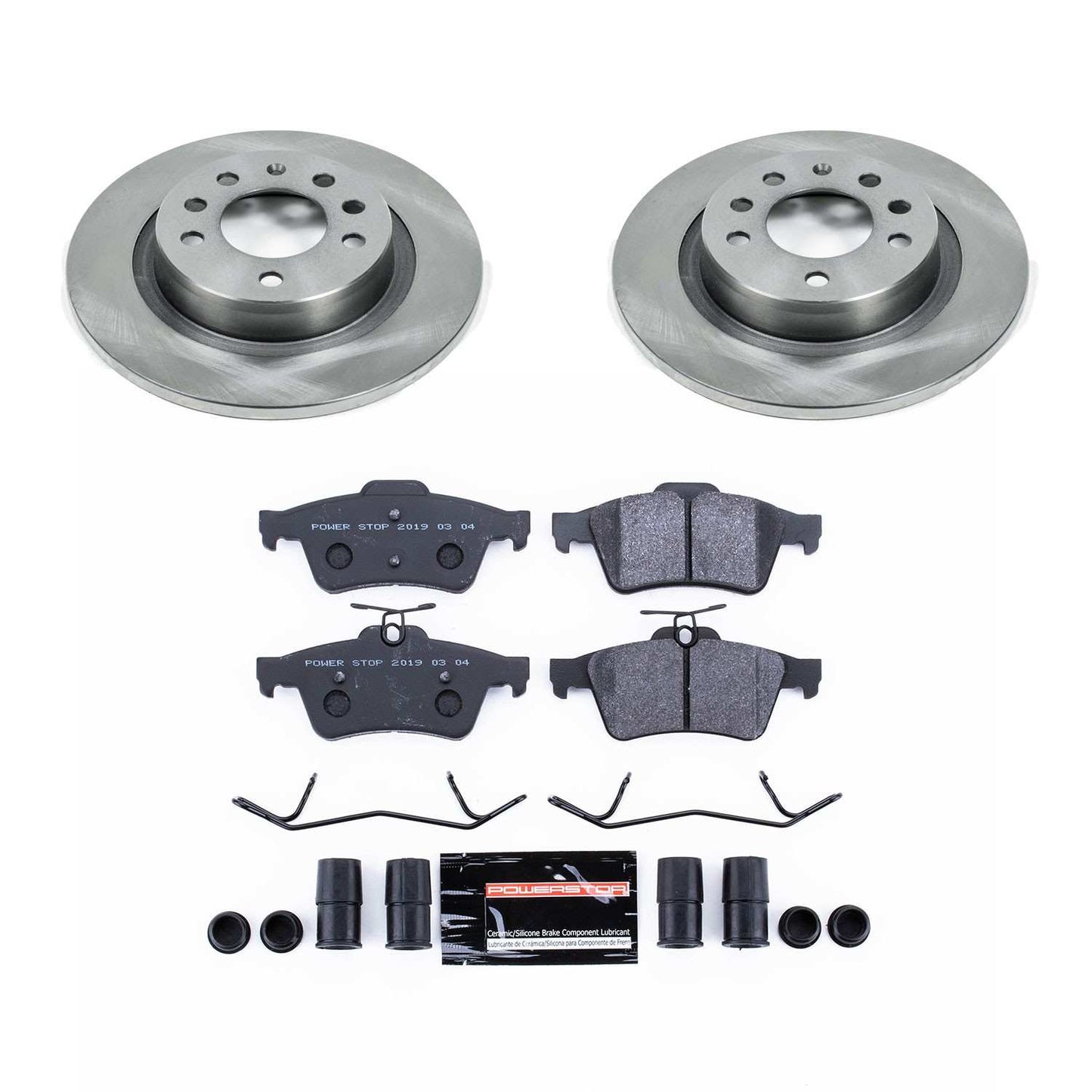 PowerStop Power Stop 06-09 Pontiac Solstice Rear Track Day SPEC Brake Kit TDSK1436