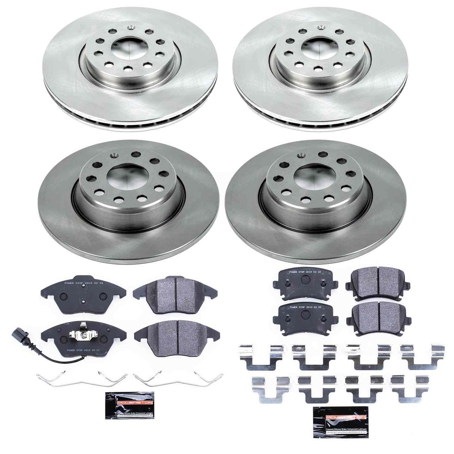 PowerStop Power Stop 06-09 Audi A3 Front & Rear Track Day SPEC Brake Kit TDSK2260