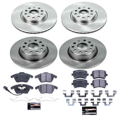 PowerStop Power Stop 06-09 Audi A3 Front & Rear Track Day SPEC Brake Kit TDSK2260