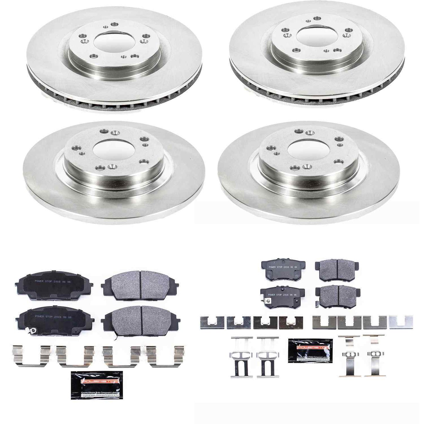 PowerStop Power Stop 00-09 Honda S2000 Front & Rear Track Day SPEC Brake Kit TDSK2277