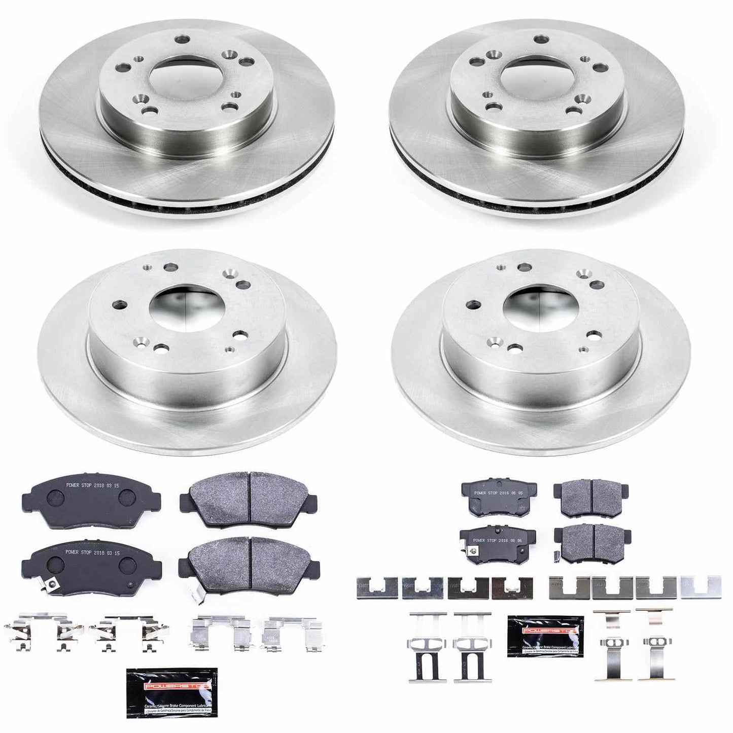 PowerStop Power Stop 02-06 Acura RSX Front & Rear Track Day SPEC Brake Kit TDSK2387