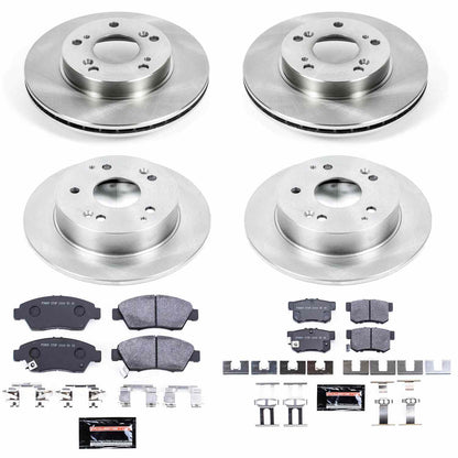 PowerStop Power Stop 02-06 Acura RSX Front & Rear Track Day SPEC Brake Kit TDSK2387