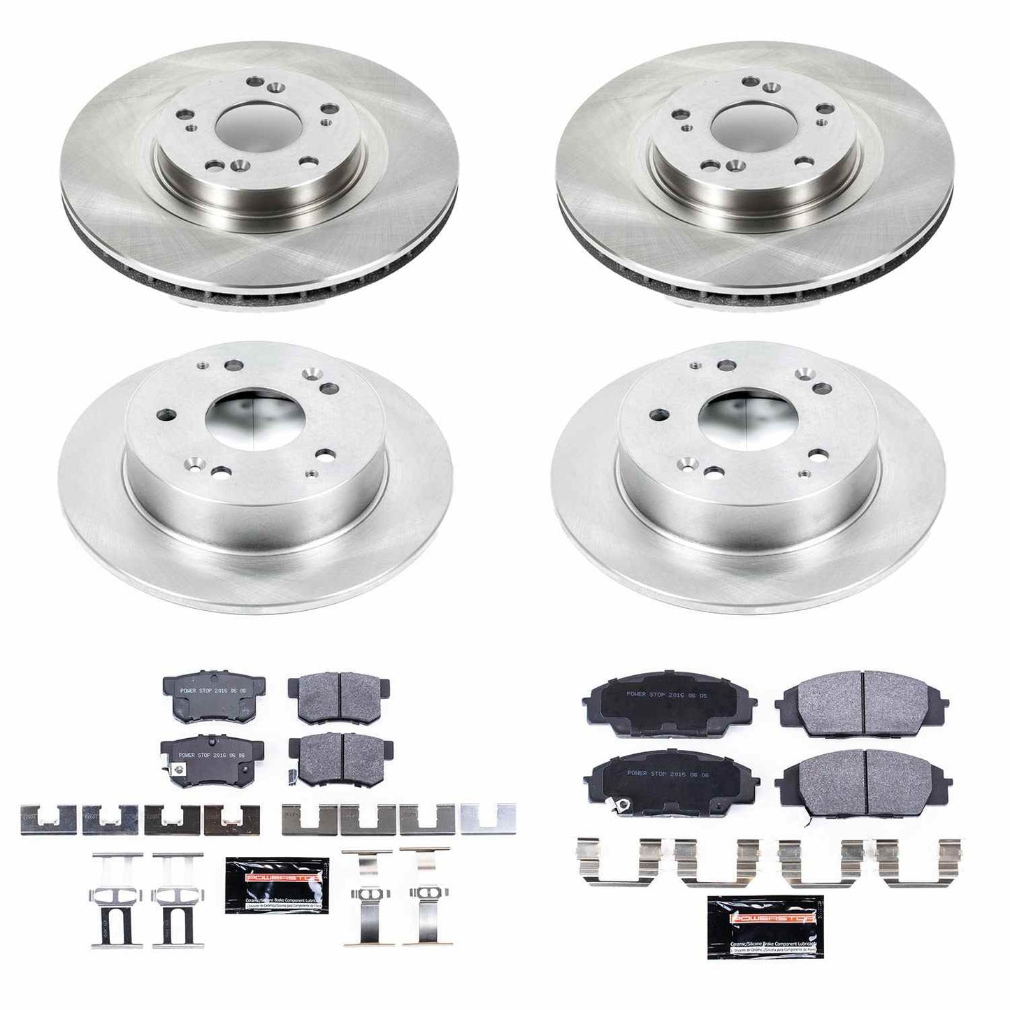 PowerStop Power Stop 02-06 Acura RSX Front & Rear Track Day SPEC Brake Kit TDSK2441