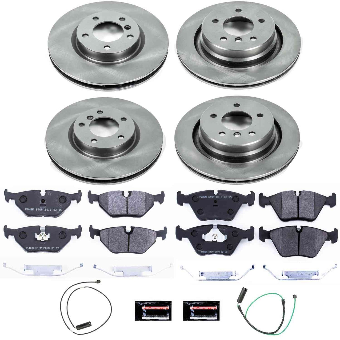 PowerStop Power Stop 98-02 BMW Z3 Front & Rear Track Day SPEC Brake Kit TDSK2841