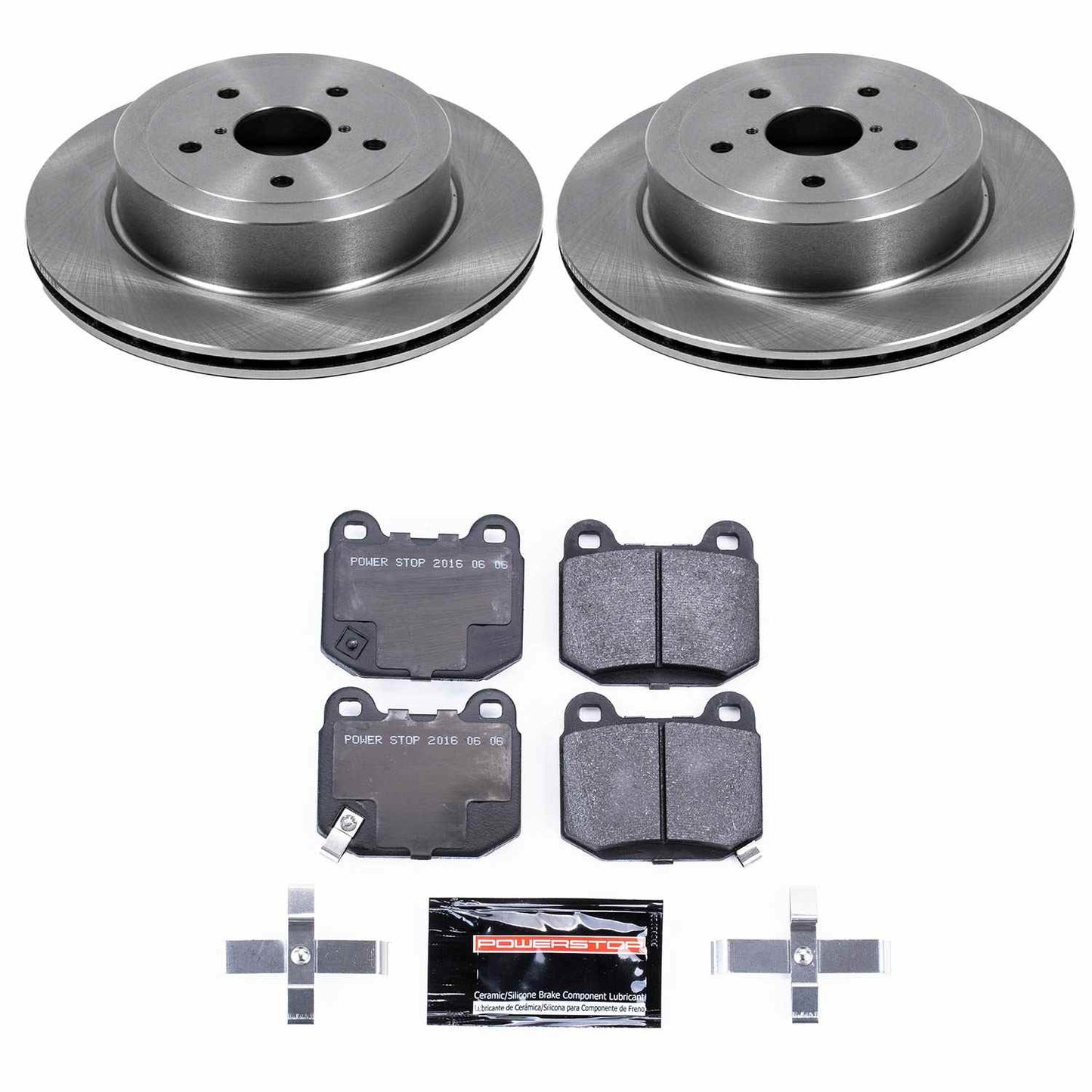 PowerStop Power Stop 05-07 Subaru Impreza Rear Track Day SPEC Brake Kit TDSK2913