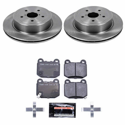 PowerStop Power Stop 05-07 Subaru Impreza Rear Track Day SPEC Brake Kit TDSK2913