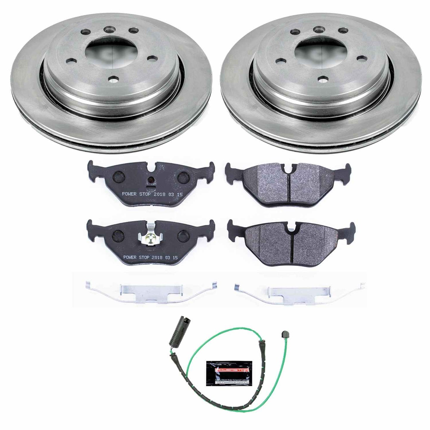 PowerStop Power Stop 01-05 BMW 325xi Rear Track Day SPEC Brake Kit TDSK2970
