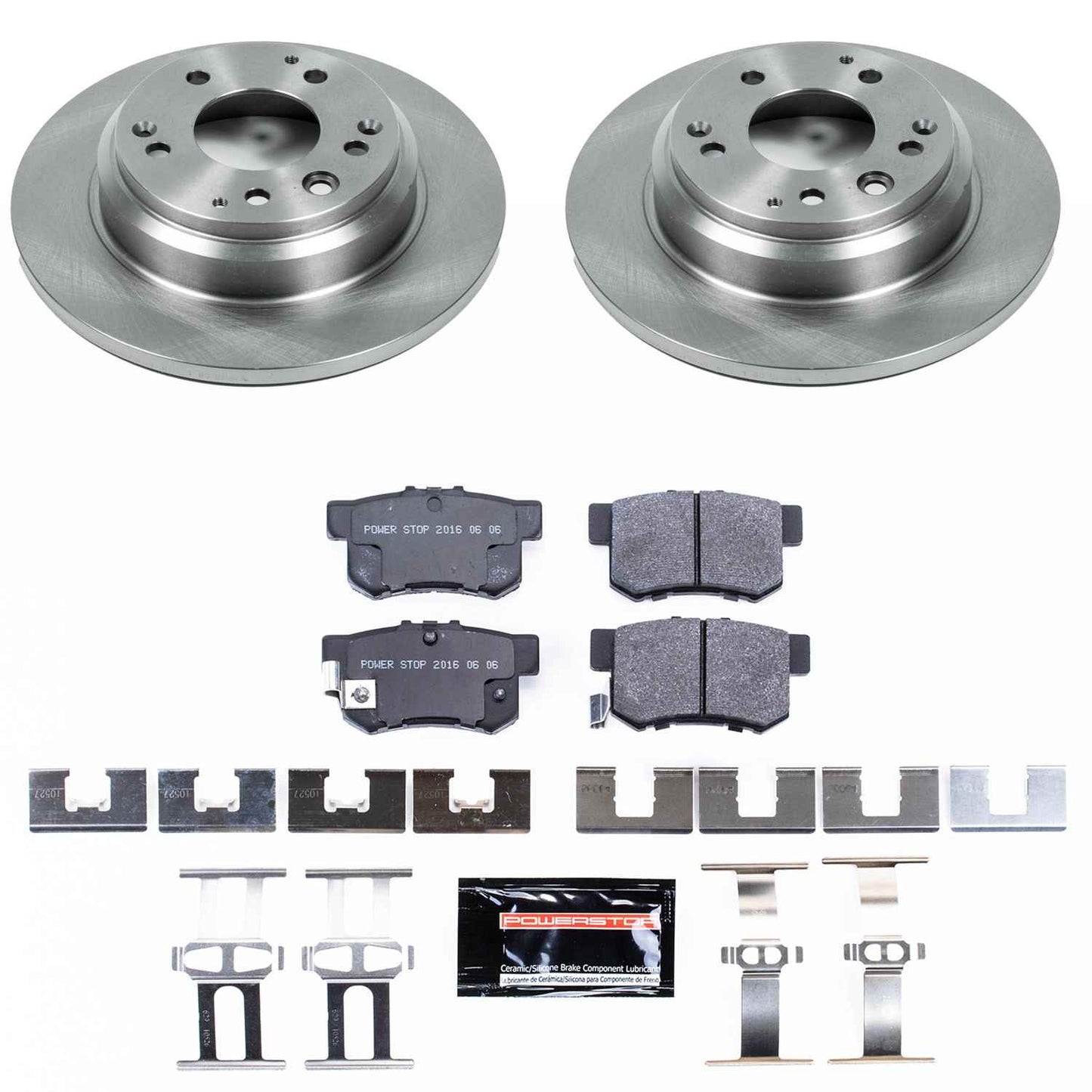 PowerStop Power Stop 99-01 Acura RL Rear Track Day SPEC Brake Kit TDSK3154