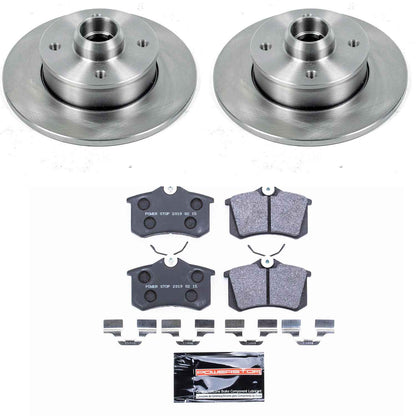 PowerStop Power Stop 99-02 Volkswagen Cabrio Rear Track Day SPEC Brake Kit TDSK369
