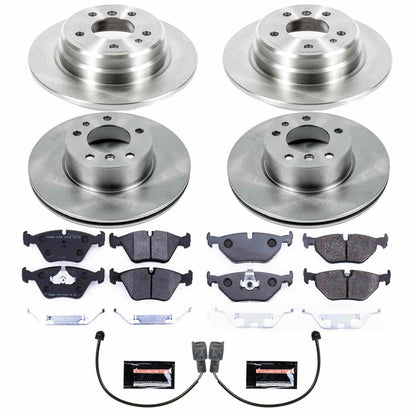 PowerStop Power Stop 90-95 BMW 525i Front & Rear Track Day SPEC Brake Kit TDSK392