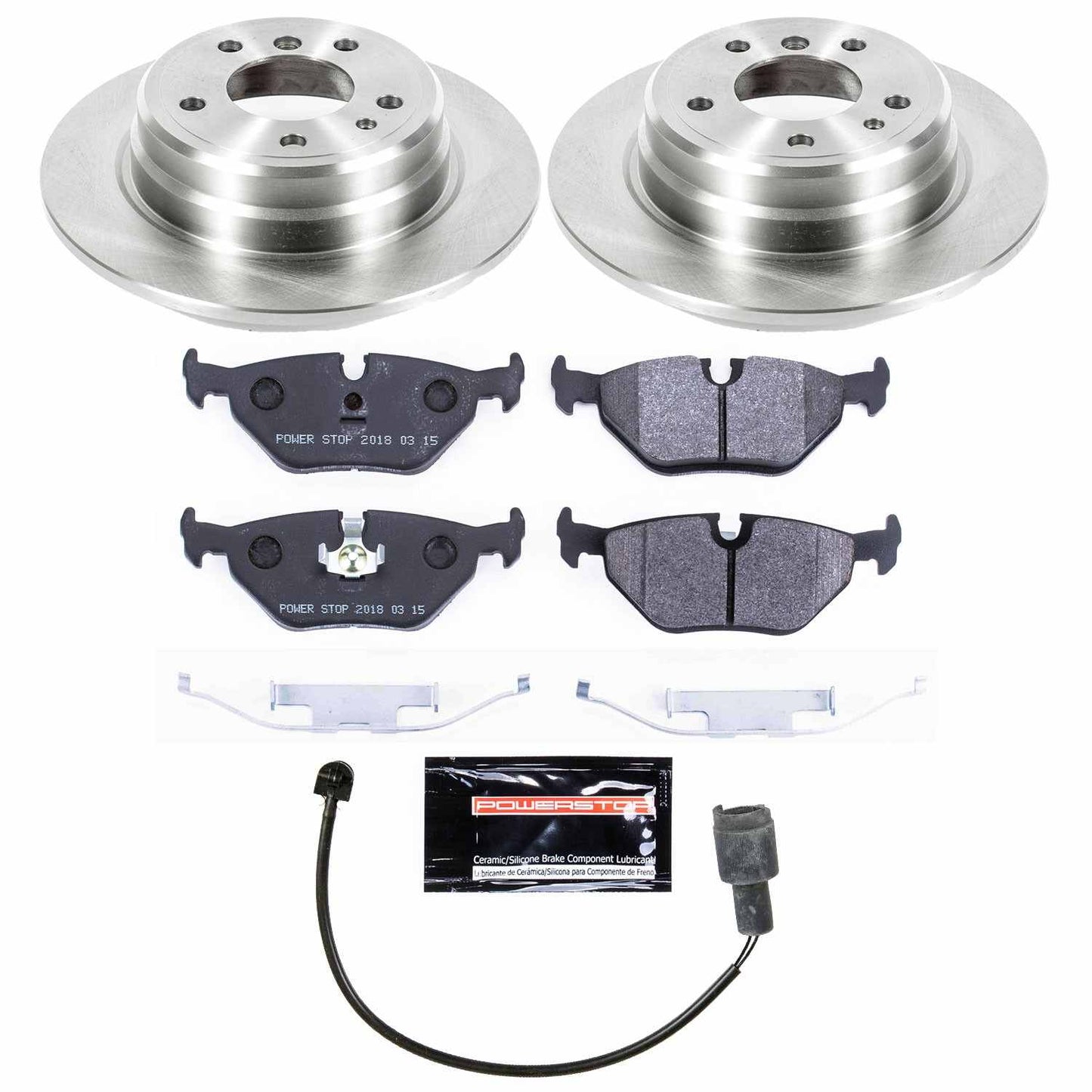 PowerStop Power Stop 90-95 BMW 525i Rear Track Day SPEC Brake Kit TDSK393