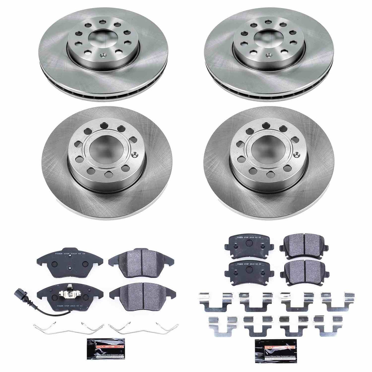 PowerStop Power Stop 05-10 Volkswagen Jetta Front & Rear Track Day SPEC Brake Kit TDSK4068