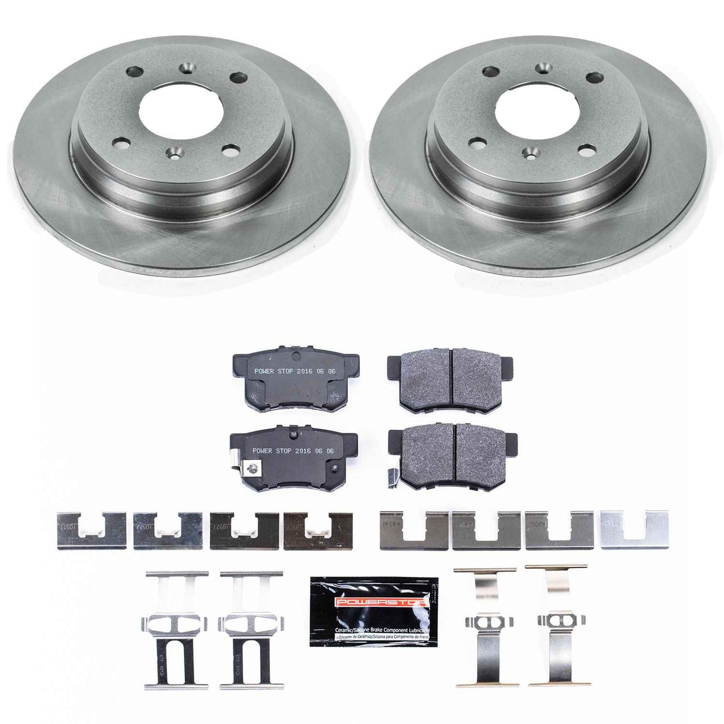 PowerStop Power Stop 92-96 Honda Prelude Rear Track Day SPEC Brake Kit TDSK407