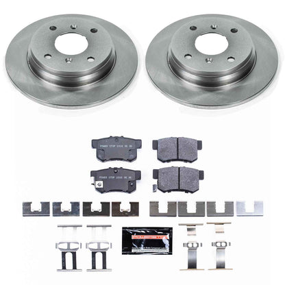 PowerStop Power Stop 92-96 Honda Prelude Rear Track Day SPEC Brake Kit TDSK407