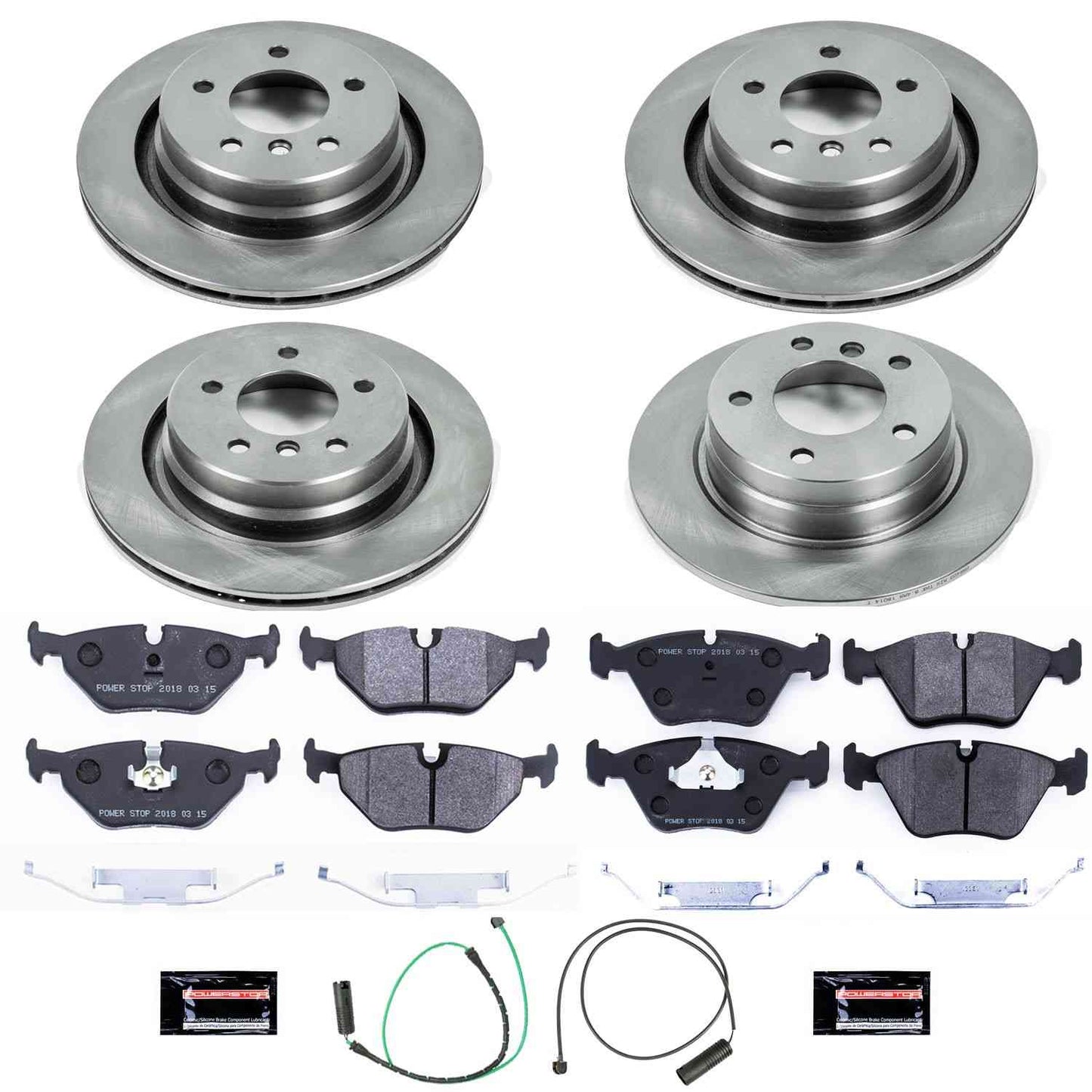 PowerStop Power Stop 95-99 BMW M3 Front & Rear Track Day SPEC Brake Kit TDSK4229