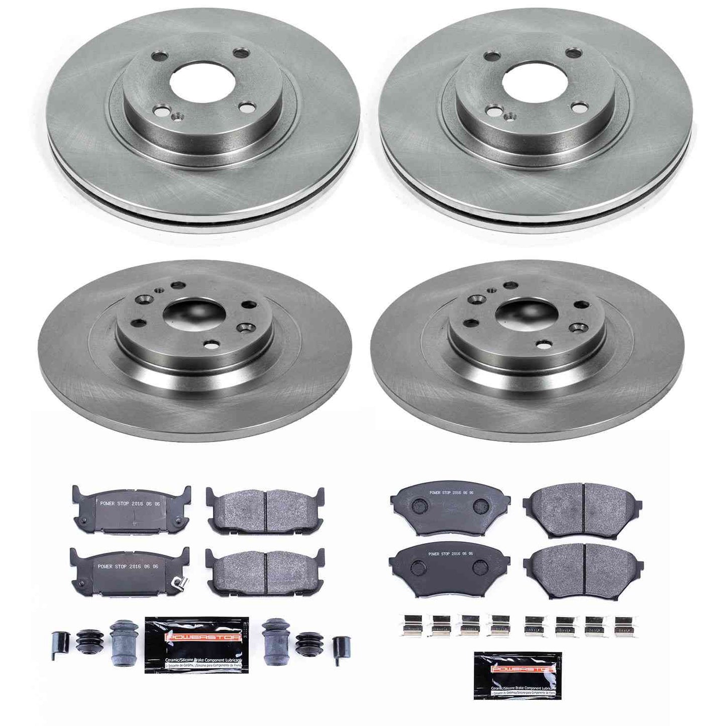 PowerStop Power Stop 01-05 Mazda Miata Front & Rear Track Day SPEC Brake Kit TDSK4468