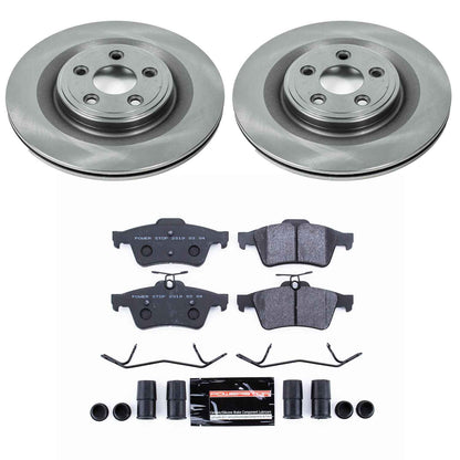 PowerStop Power Stop 06-08 Jaguar S-Type Rear Track Day SPEC Brake Kit TDSK4612