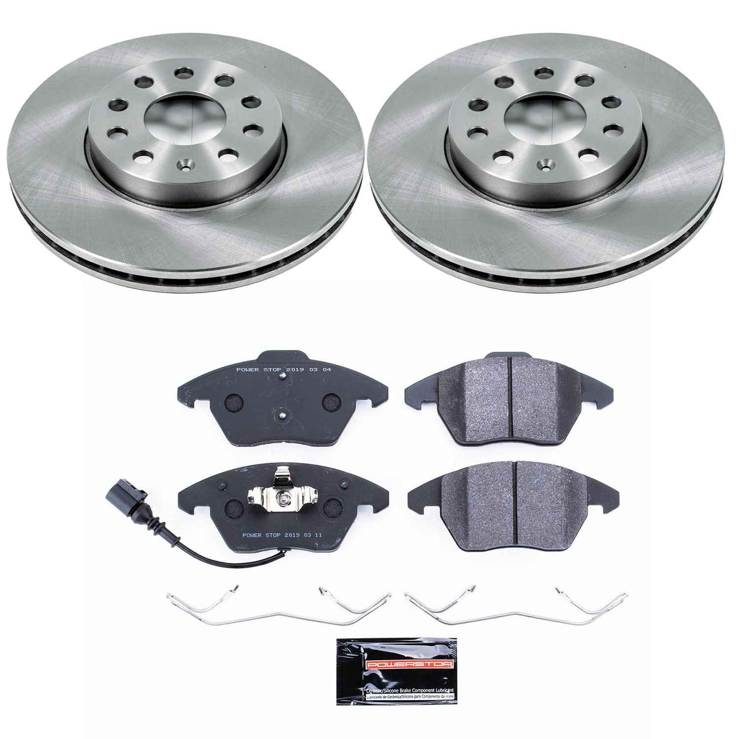 PowerStop Power Stop 10-12 Audi A3 Front Track Day SPEC Brake Kit TDSK4623