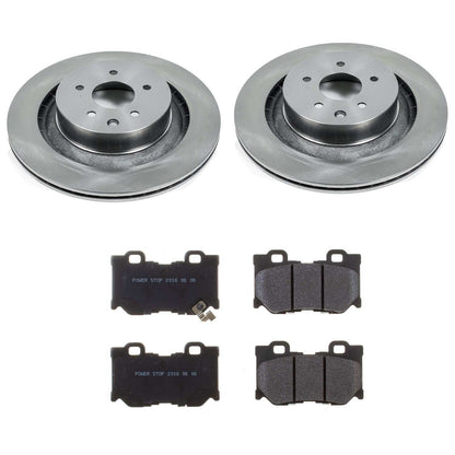 PowerStop Power Stop 08-13 Infiniti G37 Rear Track Day SPEC Brake Kit TDSK4732