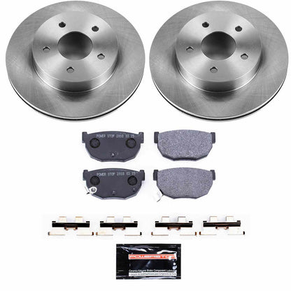 PowerStop Power Stop 86-89 Nissan 300ZX Rear Track Day SPEC Brake Kit TDSK4778