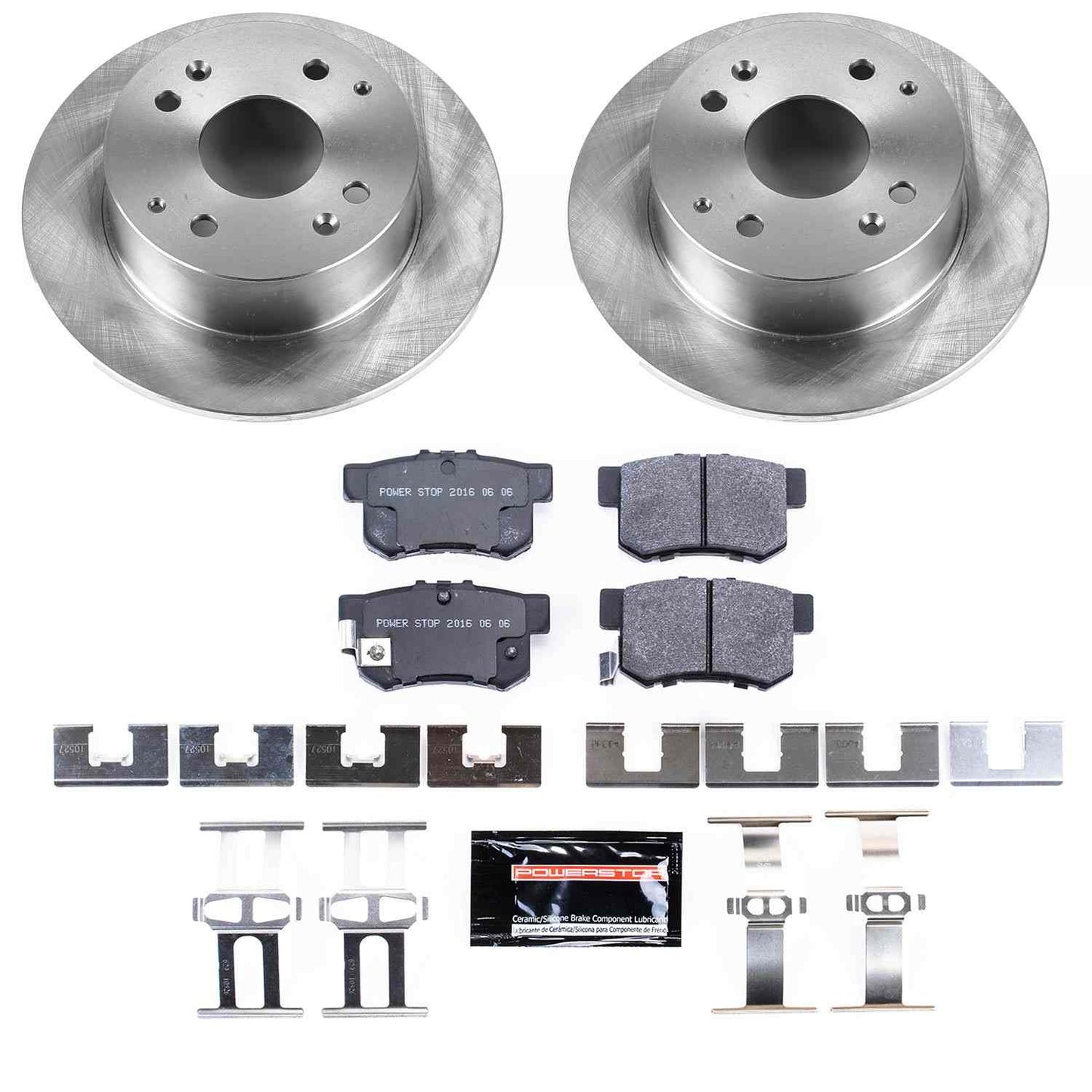 PowerStop Power Stop 95-98 Acura TL Rear Track Day SPEC Brake Kit TDSK4991
