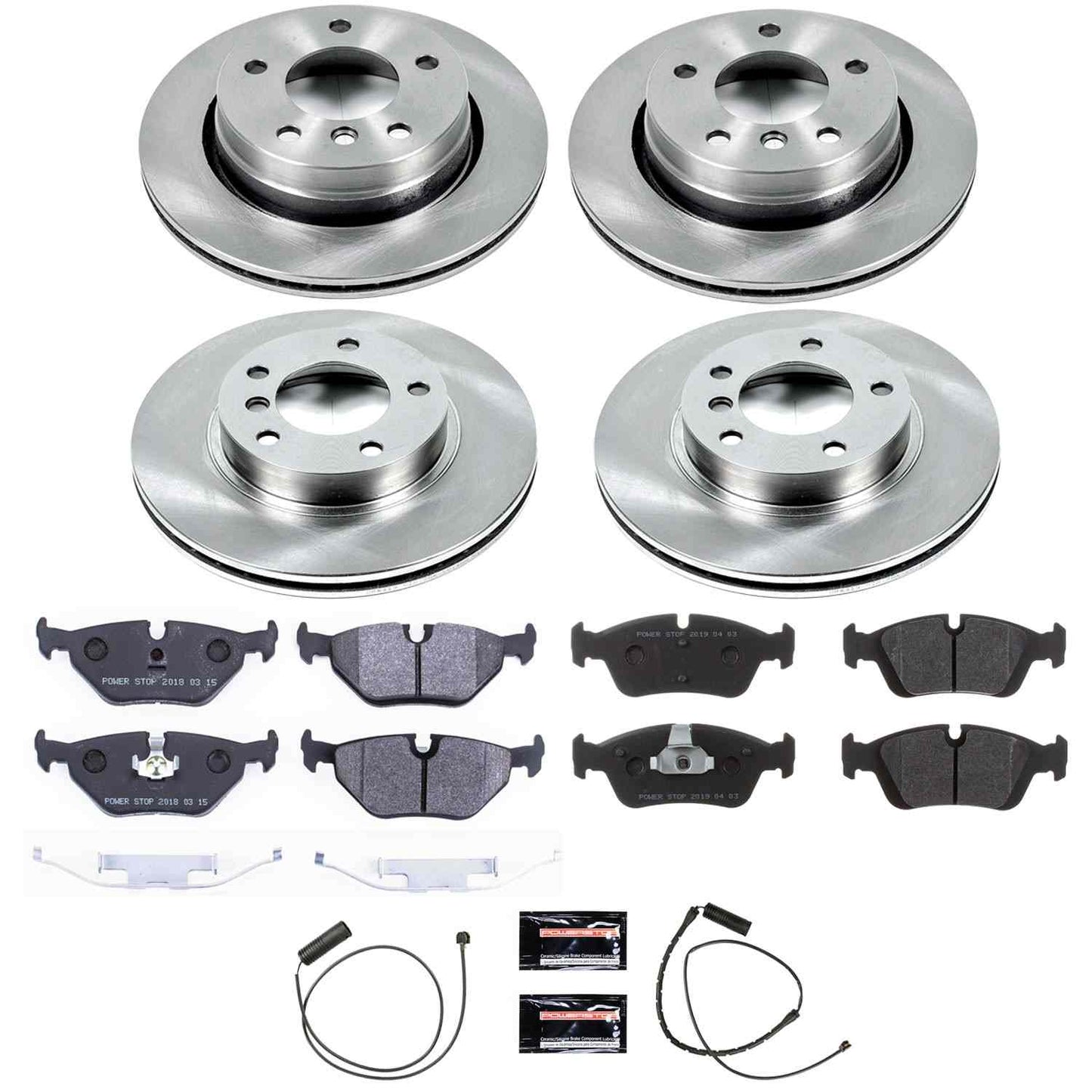 PowerStop Power Stop 98-99 BMW 323i Front & Rear Track Day SPEC Brake Kit TDSK499