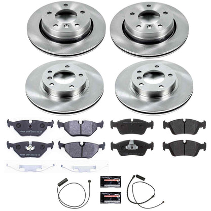 PowerStop Power Stop 98-99 BMW 323i Front & Rear Track Day SPEC Brake Kit TDSK499
