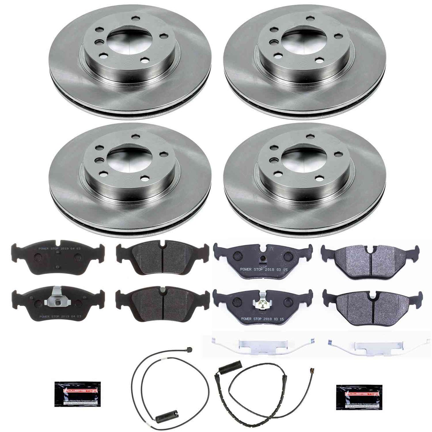 PowerStop Power Stop 97-02 BMW Z3 Front & Rear Track Day SPEC Brake Kit TDSK500
