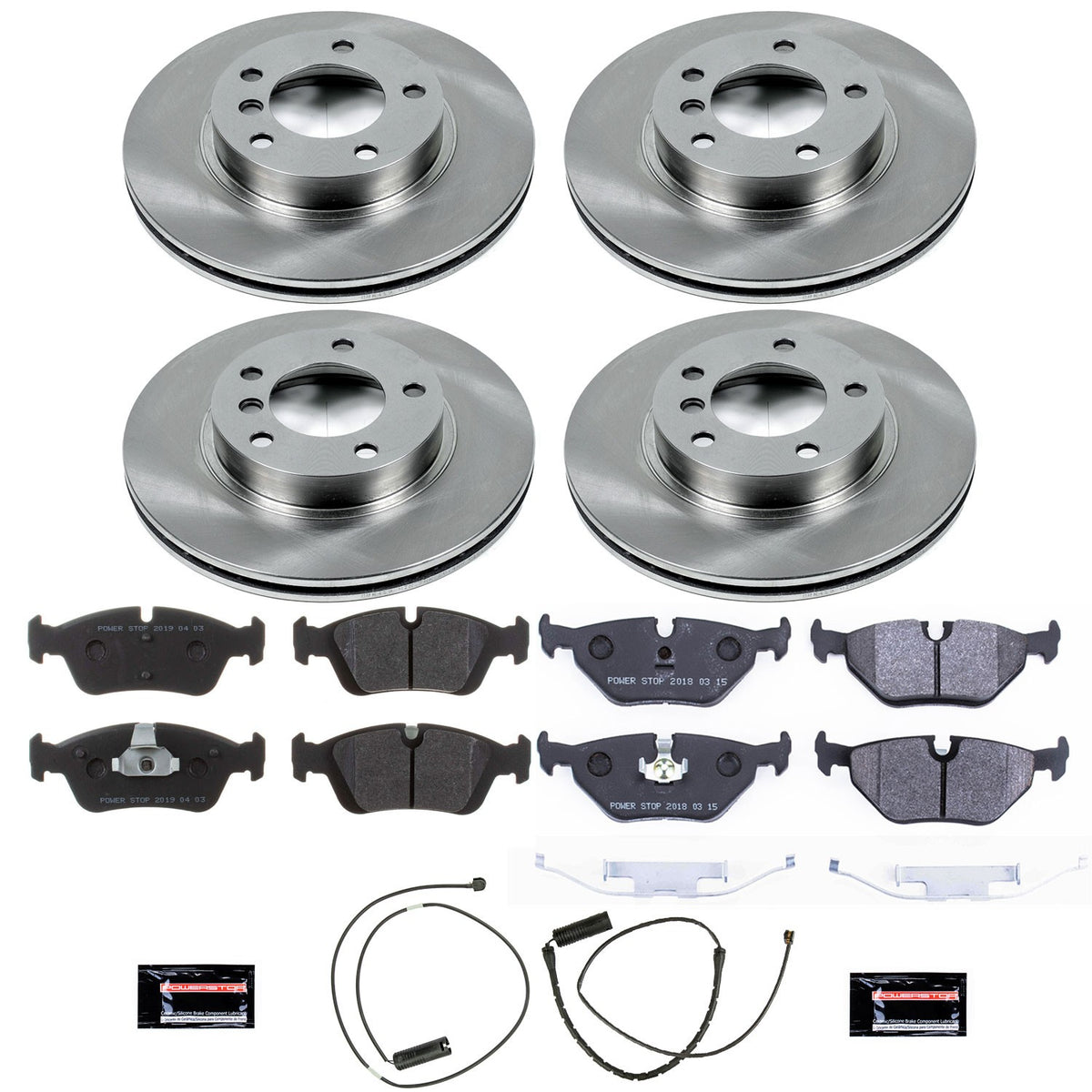 PowerStop Power Stop 97-02 BMW Z3 Front & Rear Track Day SPEC Brake Kit TDSK500