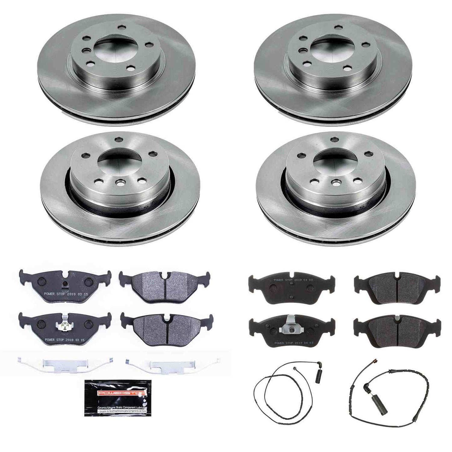 PowerStop Power Stop 2000 BMW 323Ci Front & Rear Track Day SPEC Brake Kit TDSK507