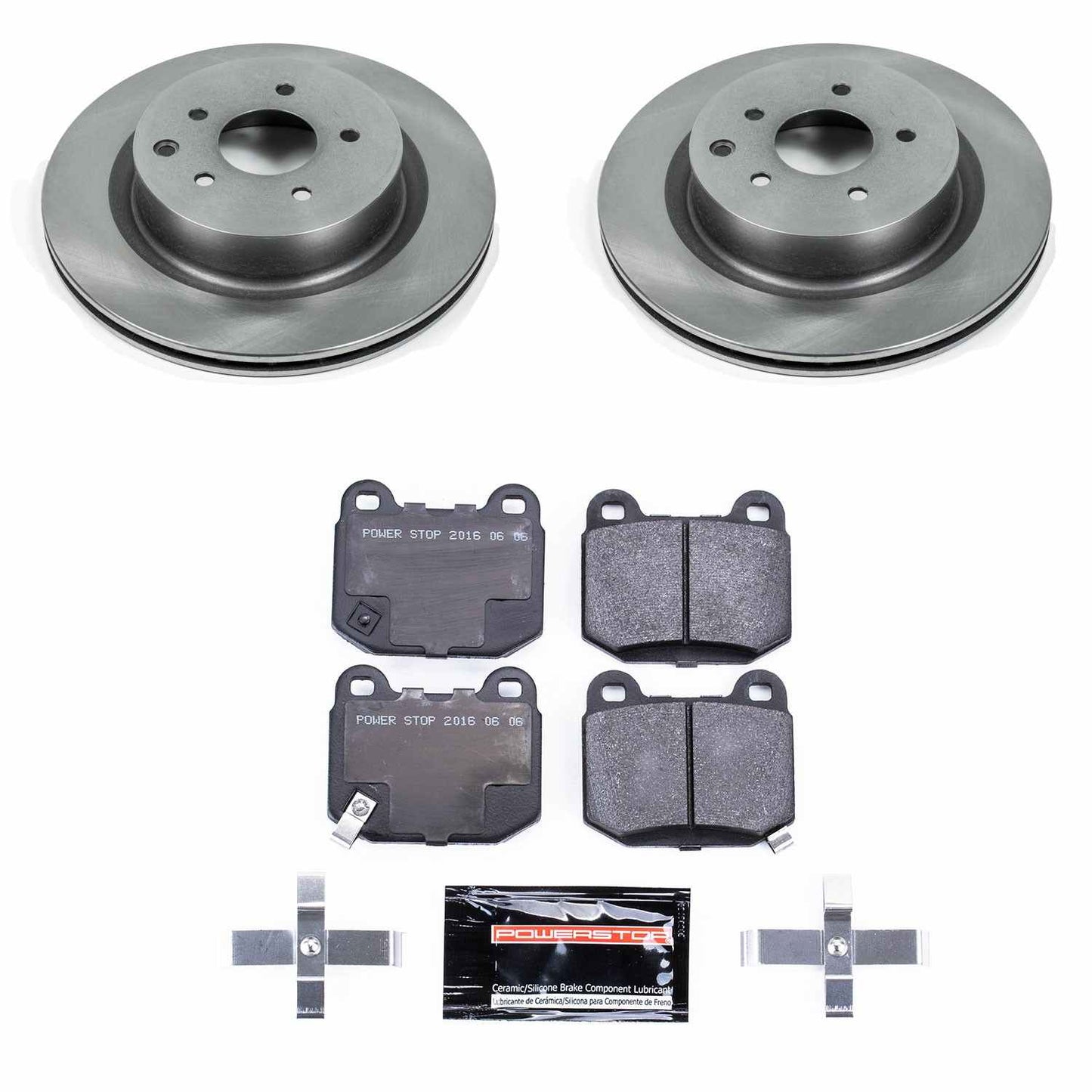 PowerStop Power Stop 03-04 Infiniti G35 Rear Track Day SPEC Brake Kit TDSK5303