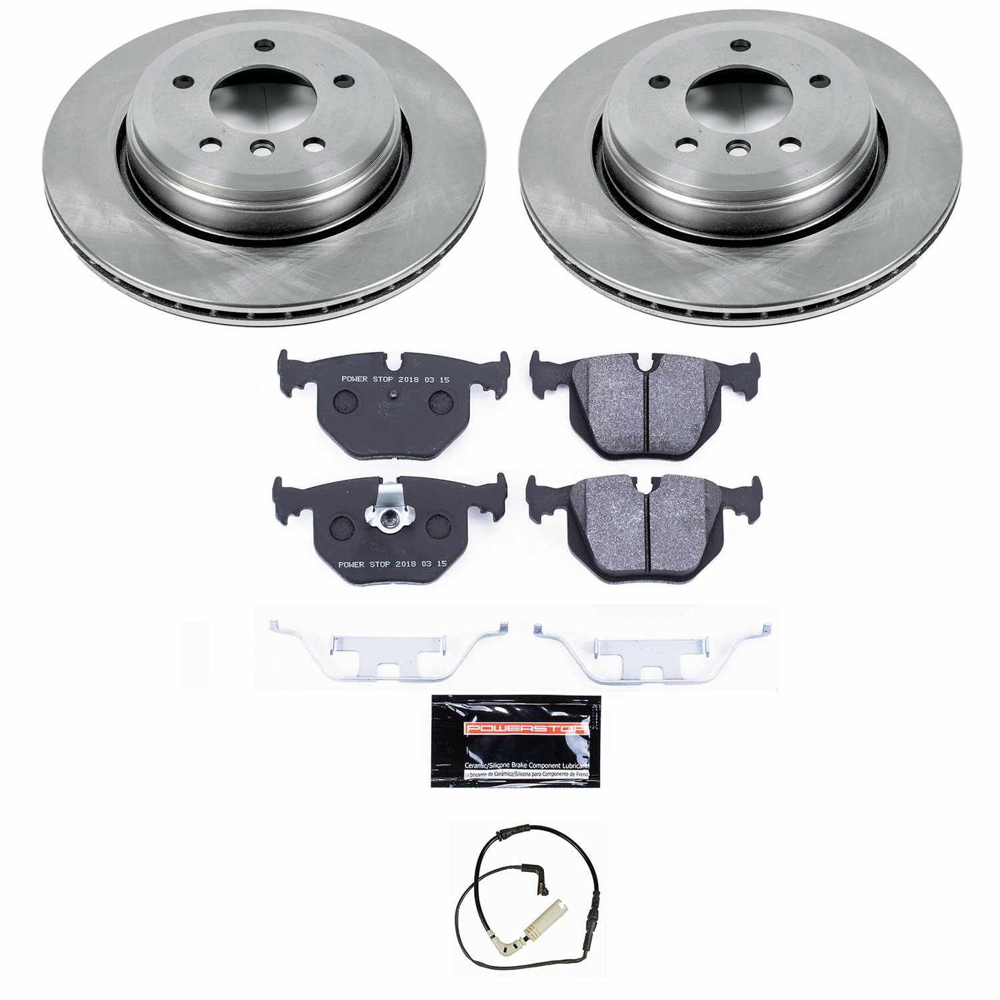 PowerStop Power Stop 04-07 BMW 525i Rear Track Day SPEC Brake Kit TDSK5361