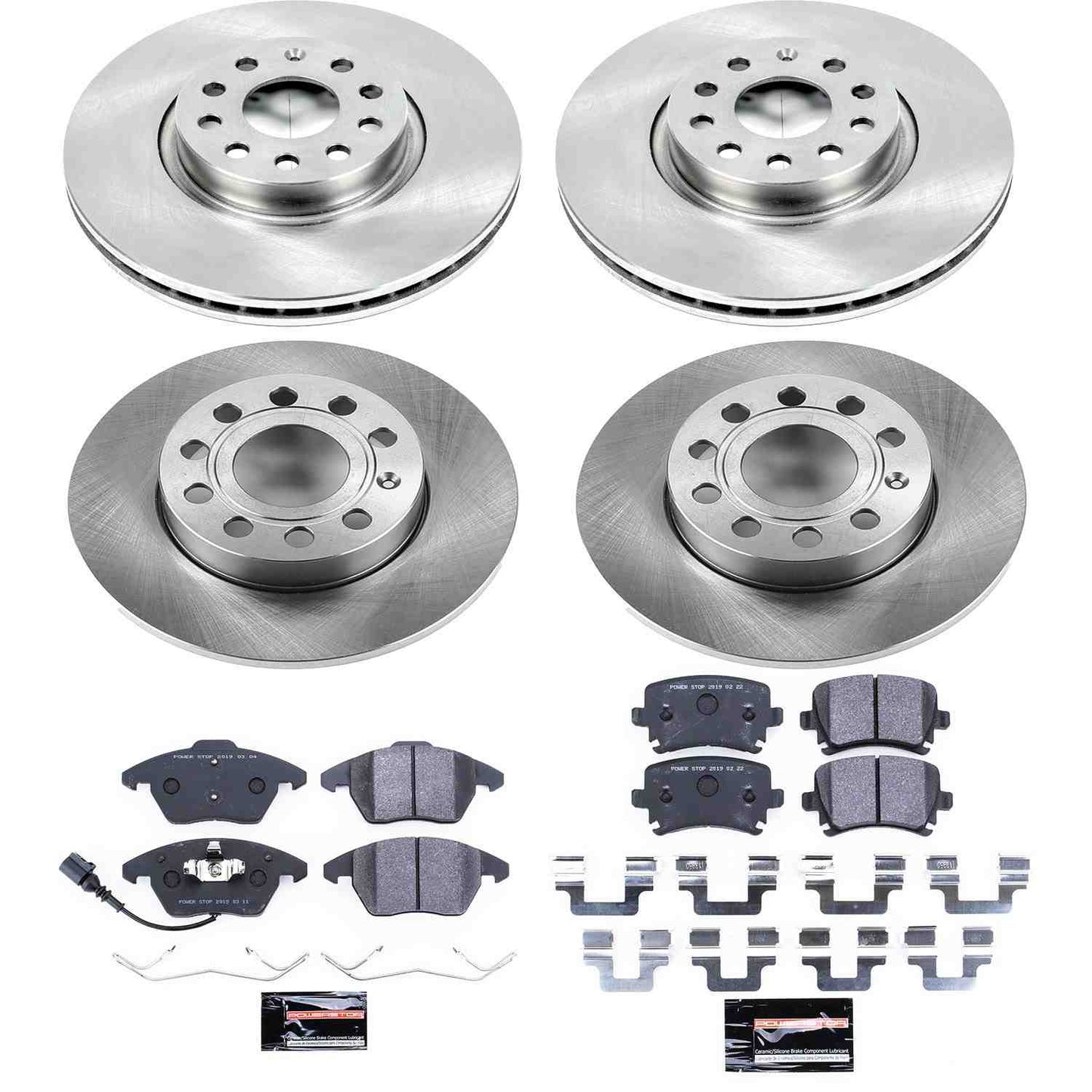 PowerStop Power Stop 2008 Audi A3 Front & Rear Track Day SPEC Brake Kit TDSK5363