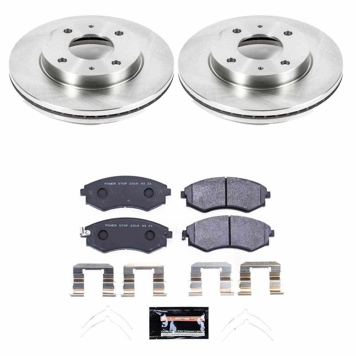 PowerStop Power Stop 02-03 Hyundai Sonata Front Track Day SPEC Brake Kit TDSK5372