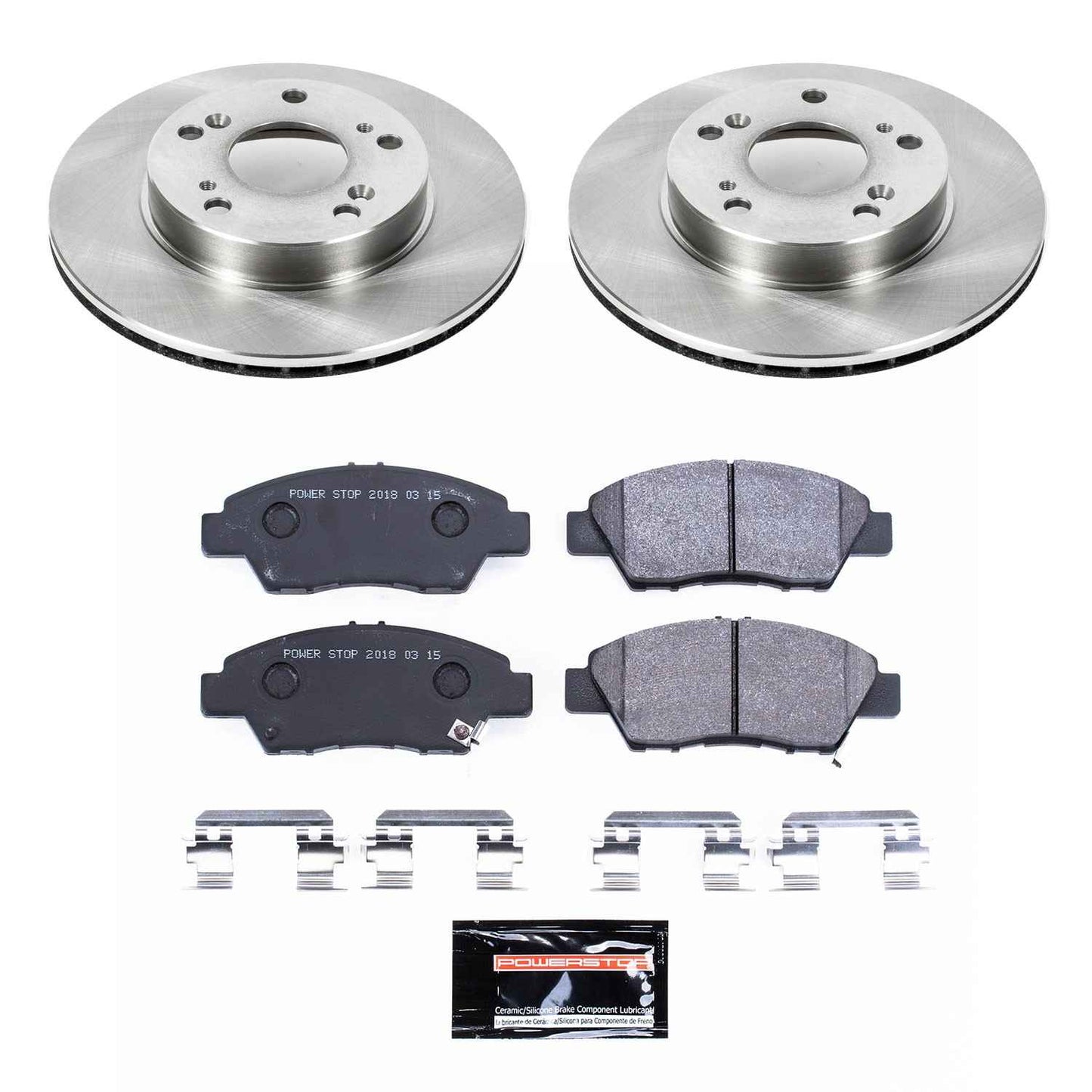 PowerStop Power Stop 11-15 Honda CR-Z Front Track Day SPEC Brake Kit TDSK5400