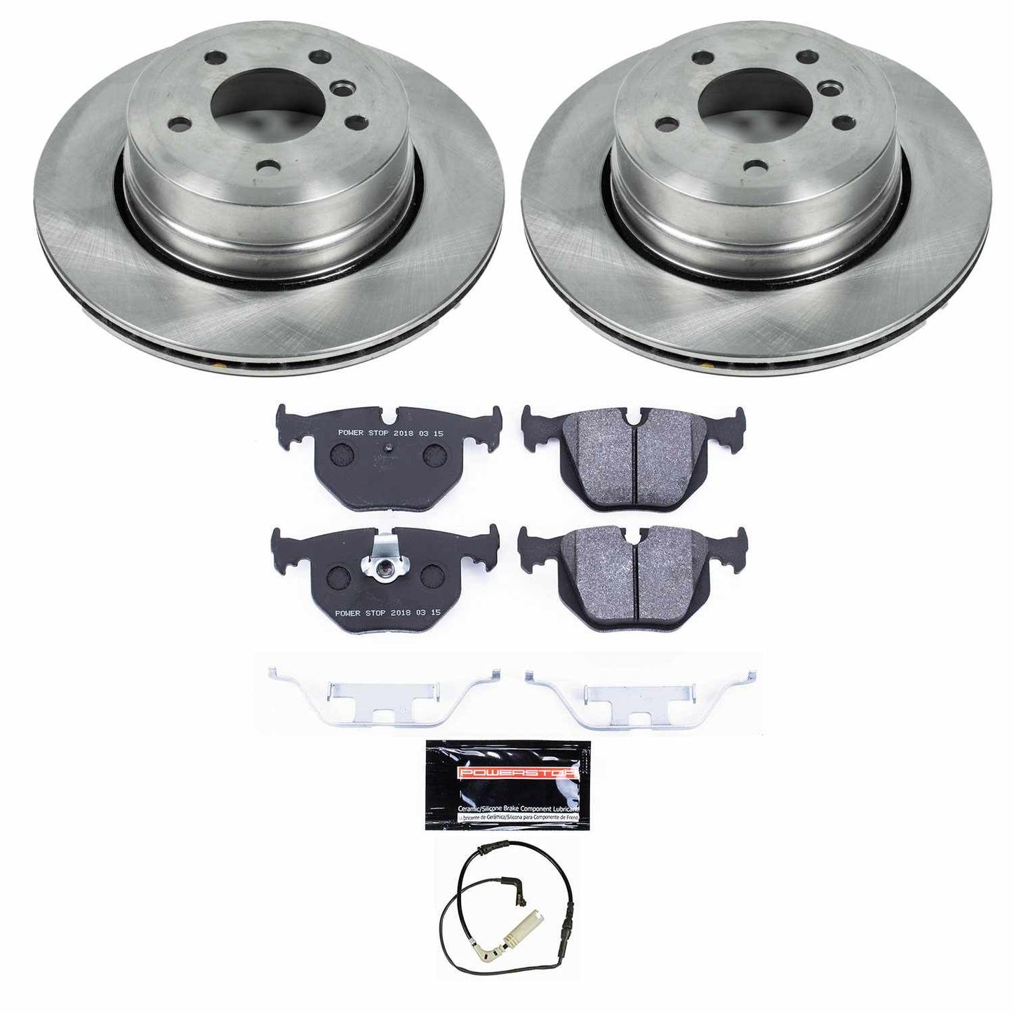 PowerStop Power Stop 06-07 BMW 525xi Rear Track Day SPEC Brake Kit TDSK5491