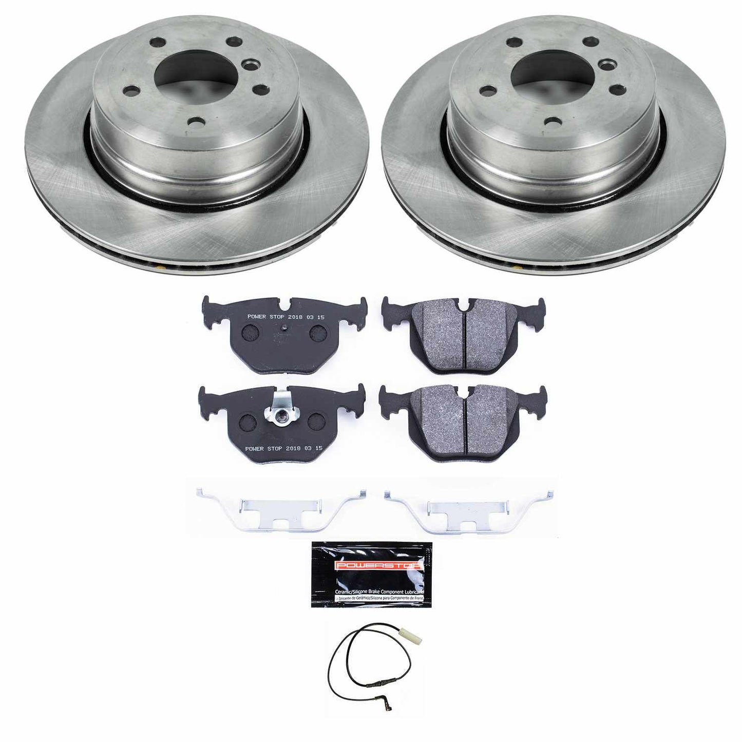 PowerStop Power Stop 06-07 BMW 530xi Rear Track Day SPEC Brake Kit TDSK5492