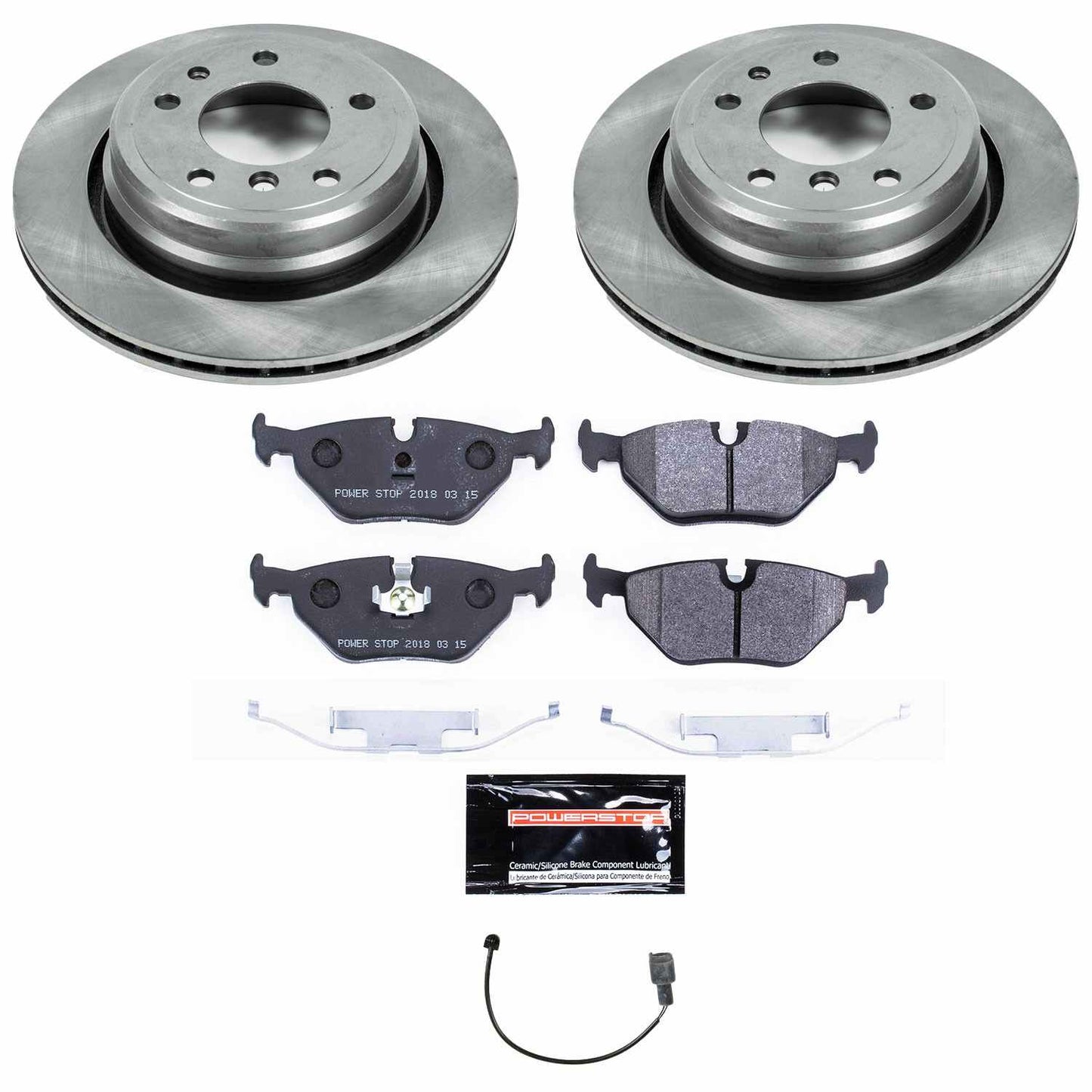 PowerStop Power Stop 94-95 BMW 540i Rear Track Day SPEC Brake Kit TDSK557